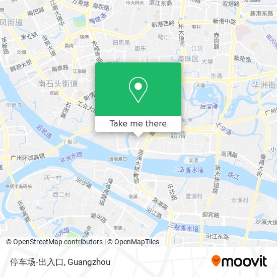停车场-出入口 map