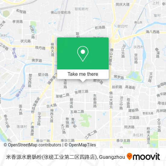 米香源水磨肠粉(张槎工业第二区四路店) map