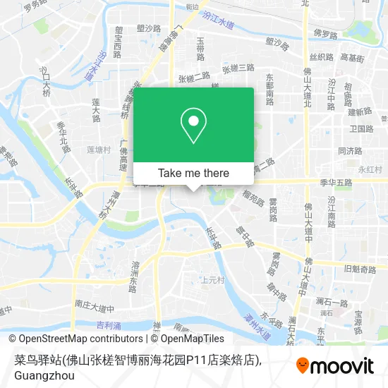 菜鸟驿站(佛山张槎智博丽海花园P11店楽焙店) map