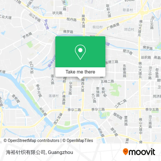 海裕针织有限公司 map