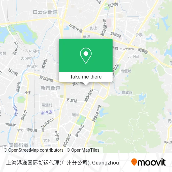 上海港逸国际货运代理(广州分公司) map