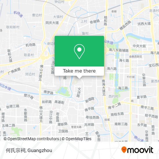 何氏宗祠 map