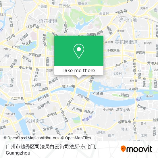 广州市越秀区司法局白云街司法所-东北门 map