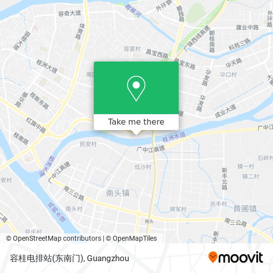 容桂电排站(东南门) map
