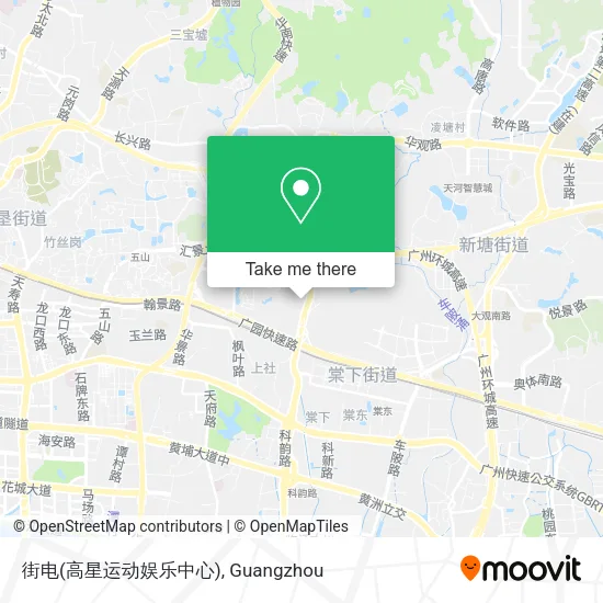 街电(高星运动娱乐中心) map