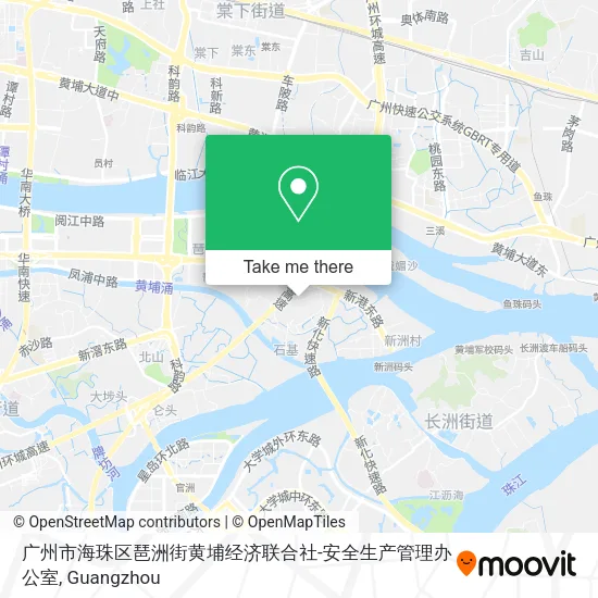 广州市海珠区琶洲街黄埔经济联合社-安全生产管理办公室 map