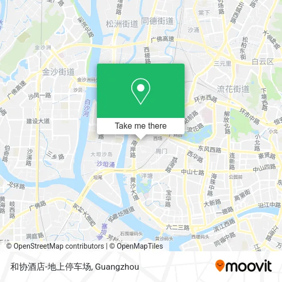 和协酒店-地上停车场 map