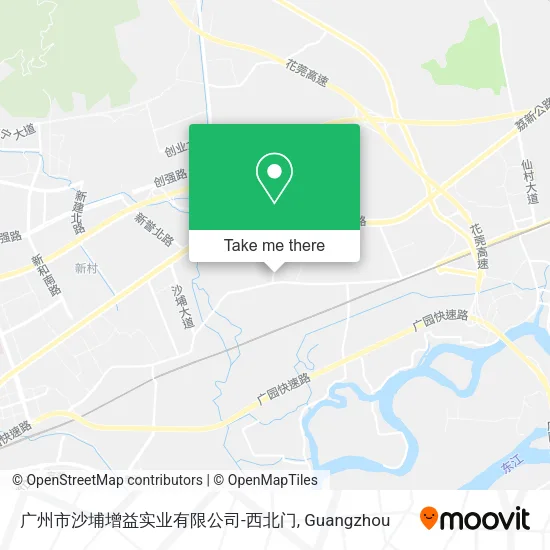 广州市沙埔增益实业有限公司-西北门 map