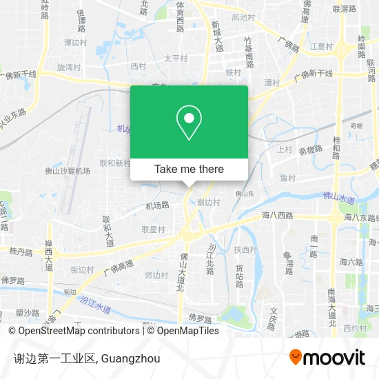 谢边第一工业区 map