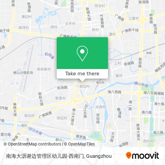 南海大沥谢边管理区幼儿园-西南门 map