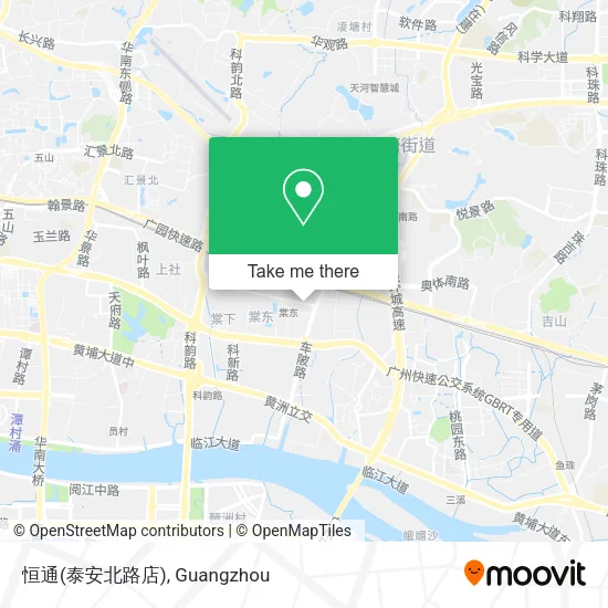 恒通(泰安北路店) map