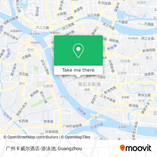 广州卡威尔酒店-游泳池 map