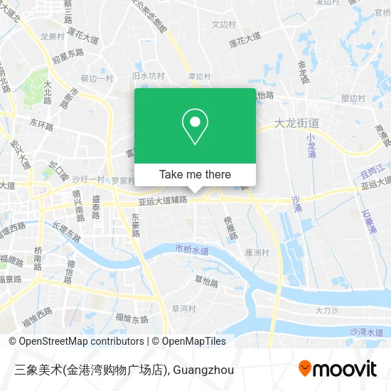 三象美术(金港湾购物广场店) map