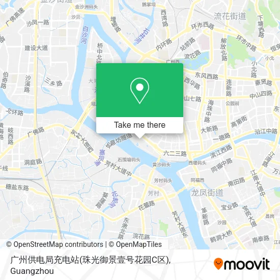 广州供电局充电站(珠光御景壹号花园C区) map