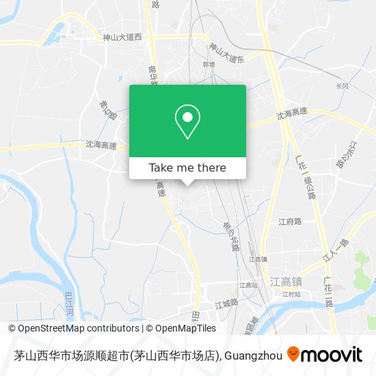 茅山西华市场源顺超市(茅山西华市场店) map