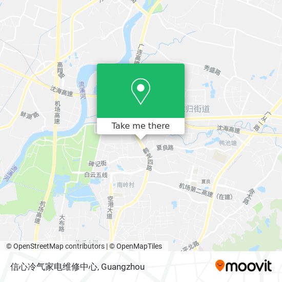 信心冷气家电维修中心 map
