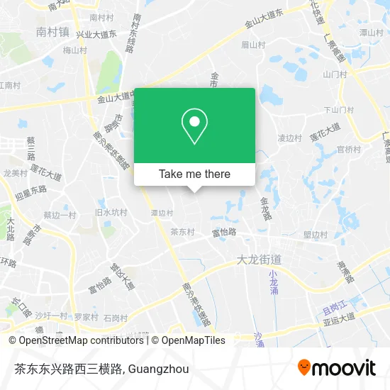 茶东东兴路西三横路 map