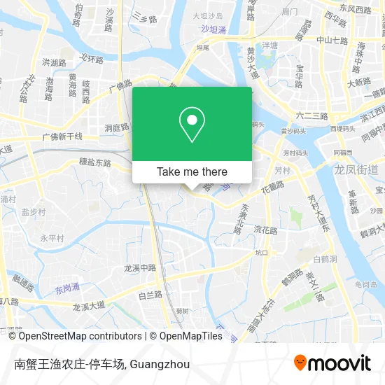 南蟹王渔农庄-停车场 map