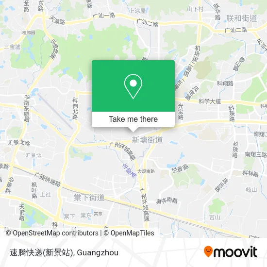 速腾快递(新景站) map