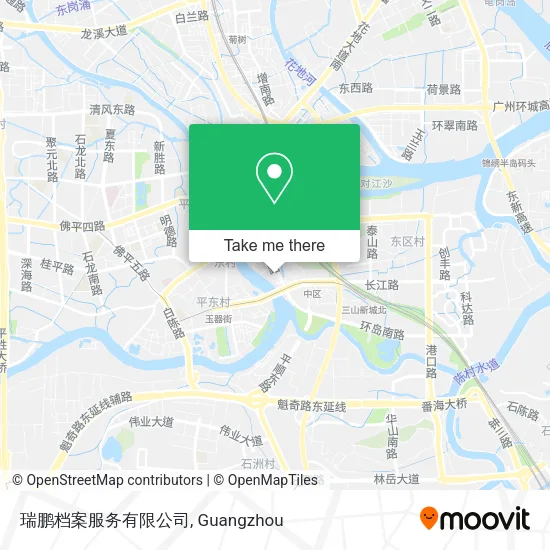 瑞鹏档案服务有限公司 map