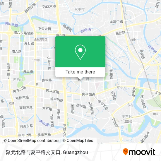 聚元北路与夏平路交叉口 map