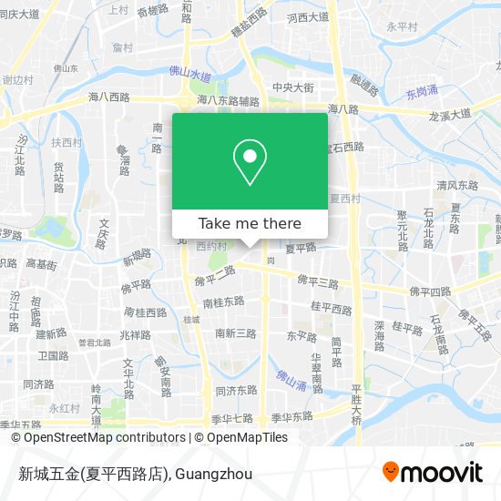 新城五金(夏平西路店) map
