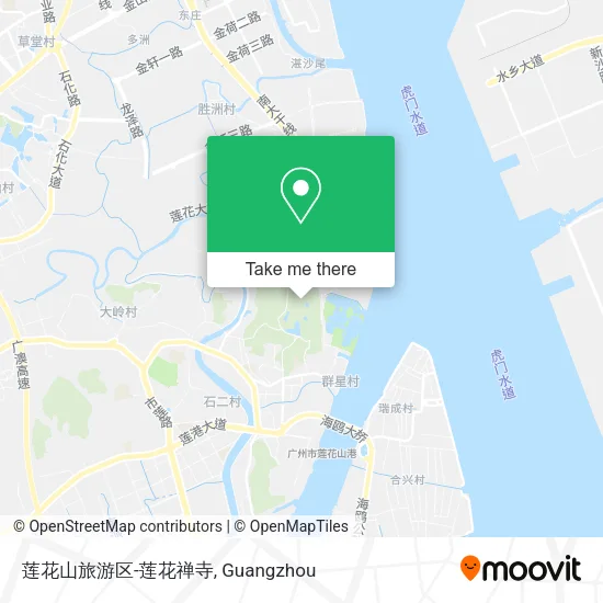 莲花山旅游区-莲花禅寺 map