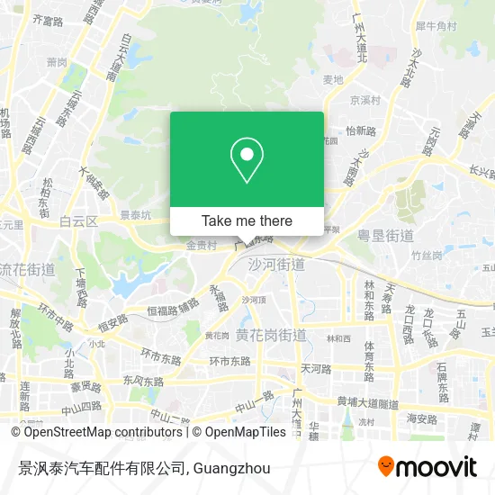景沨泰汽车配件有限公司 map