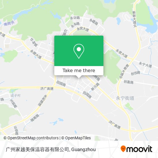 广州家越美保温容器有限公司 map
