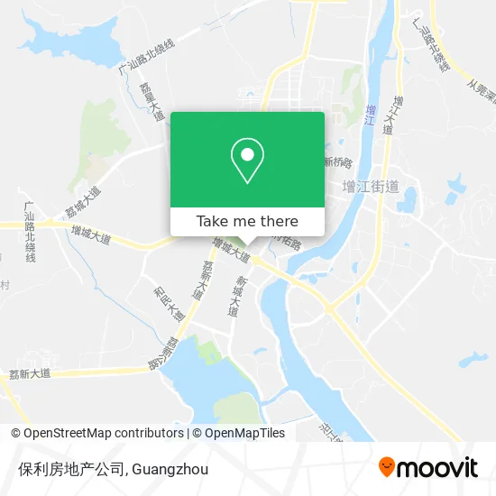 保利房地产公司 map