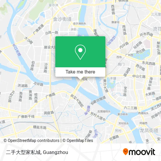 二手大型家私城 map