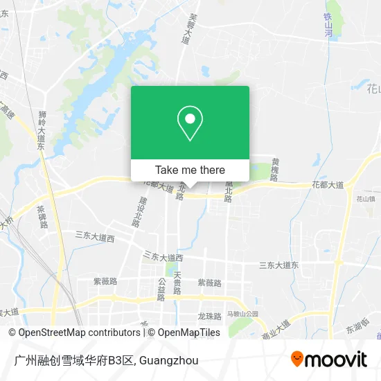 广州融创雪域华府B3区 map