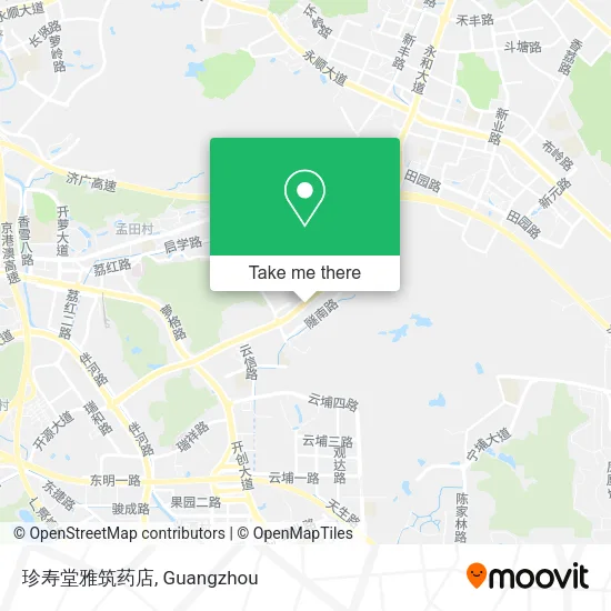 珍寿堂雅筑药店 map