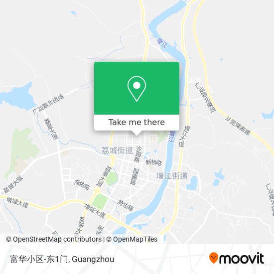 富华小区-东1门 map