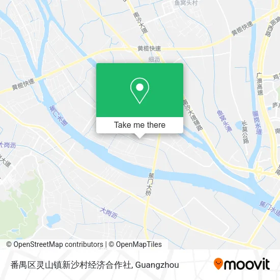 番禺区灵山镇新沙村经济合作社 map