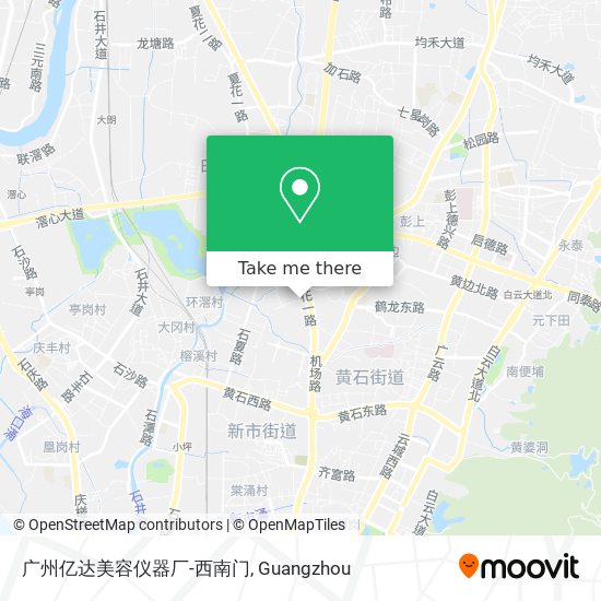 广州亿达美容仪器厂-西南门 map