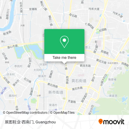 展图鞋业-西南门 map