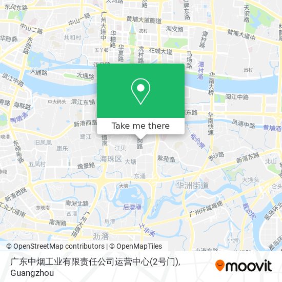 广东中烟工业有限责任公司运营中心(2号门) map