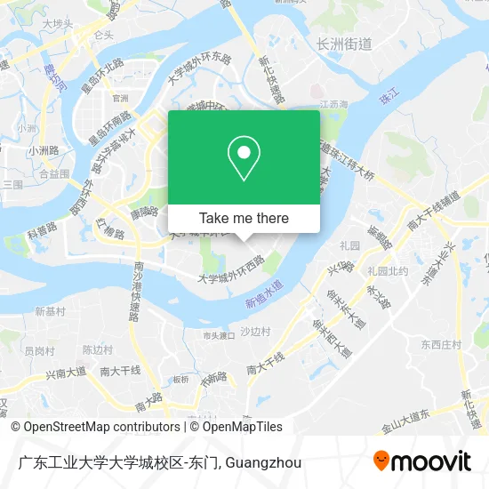 广东工业大学大学城校区-东门 map