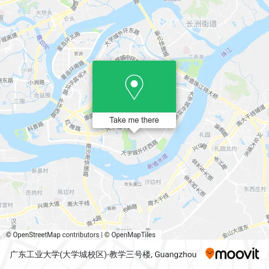 广东工业大学(大学城校区)-教学三号楼 map