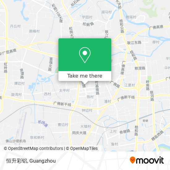 恒升彩铝 map
