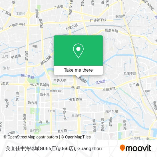 美宜佳中海锦城G066店(g066店) map