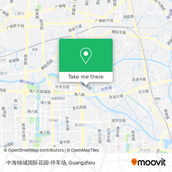 中海锦城国际花园-停车场 map