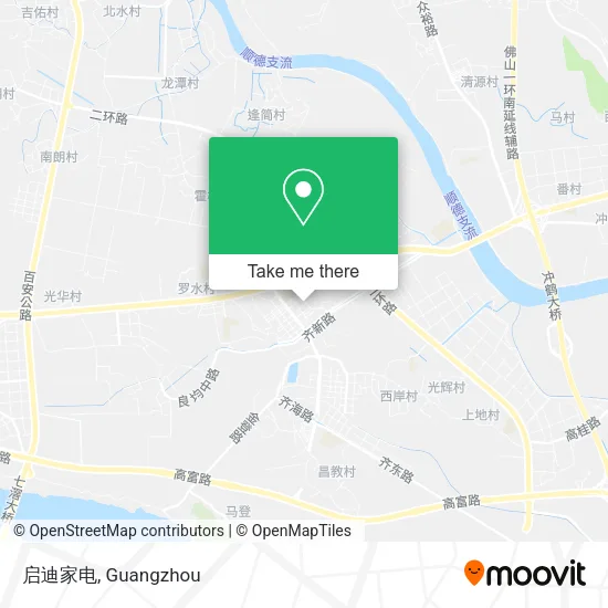 启迪家电 map