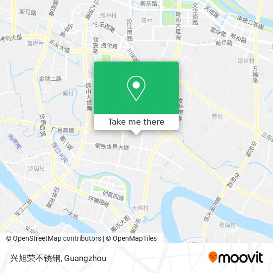 兴旭荣不锈钢 map