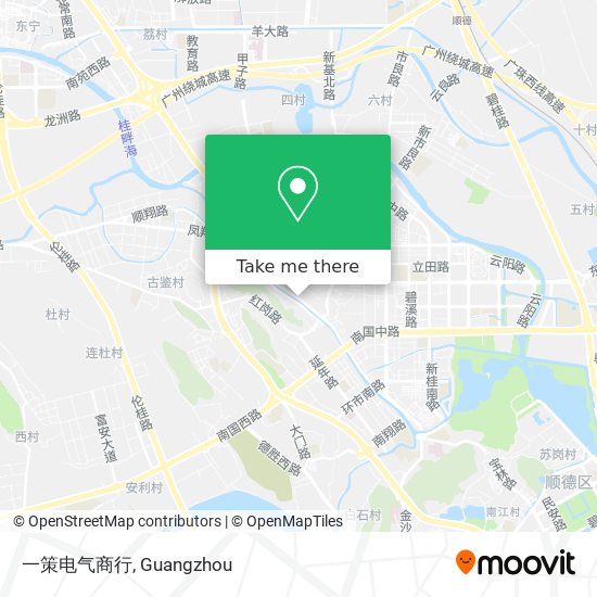 一策电气商行 map