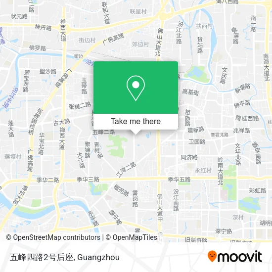 五峰四路2号后座 map