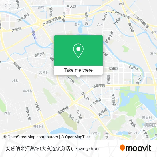 安然纳米汗蒸馆(大良连锁分店) map