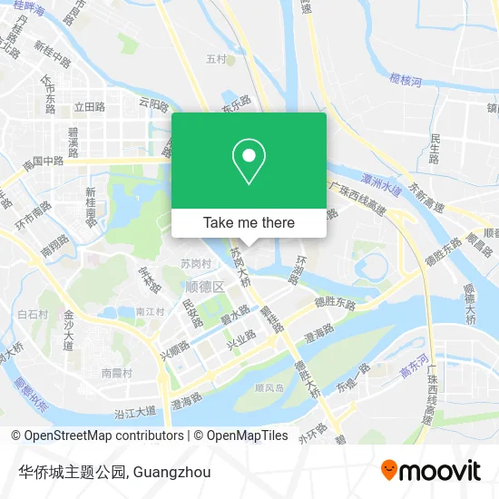 华侨城主题公园 map