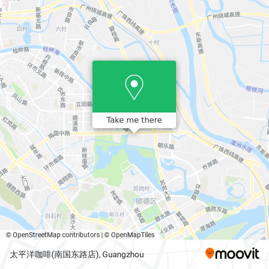 太平洋咖啡(南国东路店) map